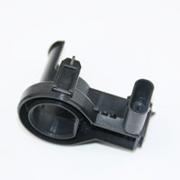 Support de fixation à charnière moulé par injection en plastique ABS noir OEM personnalisé pour applications électroniques industrielles