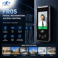 HFSecurity FR05 Terminale di Controllo Accessi e Rilevazione Presenze Multi-Biometrico con Riconoscimento Facciale e Impronte Digitali per Dipendenti e Forze Lavoranti