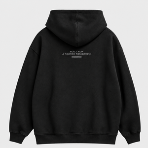 Sudadera con Capucha Oversize Unisex de Carreras con Costuras en Contraste y Gráficos de Motorsport, Ideal para Clubes y Equipos de Automovilismo - Product Image 3
