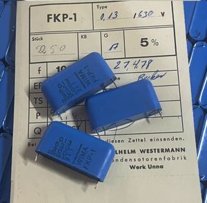 Wima <span class=keywords><strong>WMA</strong></span> FKP-1 loạt 0.13UF 630V 300VAC kết hợp tụ âm thanh 42*21*11mm - Product Image 2