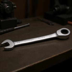 Llave de trinquete plana Stanley 89-909 de 3/8 pulgadas de acero al cromo vanadio - Product Image 3