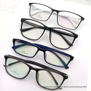 Kính mắt khung vuông toàn khung cao cấp chất liệu TR90 thân thiện với môi trường, dành cho nam nữ sinh viên, đọc sách thoải mái, kiểu dáng cổ điển, hàng phối nhiều mẫu. - Product Image 3