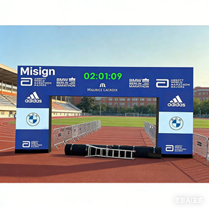 Écran LED créatif en forme de porte pour course automobile, marathon, course cycliste, utilisation extérieure et intérieure, <span class=keywords><strong>location</strong></span>, indice de protection IP65 disponible, P3.91 P4 P4.81 P5 P6 P8 - Product Image 3