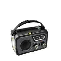 Tragbares Solar-Handkurbel-Notfallradio AM/FM Internet-Empfänger NOAA Wetterwarnung Taschenlampe SOS 16000mAh Akku