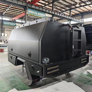 Cassone Personalizzato in Alluminio Resistente di Alta Qualità, Impermeabile, per Pickup a Doppia Cabina, con Vano Portautensili Sottoscocca in Vendita - Product Image 1