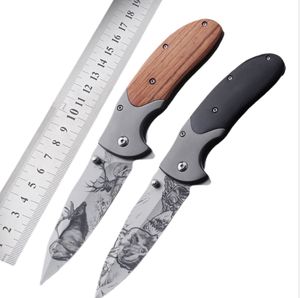 Herramientas personalizadas 3D Elk Bear hoja <span class=keywords><strong>plegable</strong></span> recubierta <span class=keywords><strong>de</strong></span> Titanio personalizado grabado láser mango <span class=keywords><strong>de</strong></span> oliva Camping cuchillo <span class=keywords><strong>de</strong></span> bolsillo al aire libre - Product Image 1