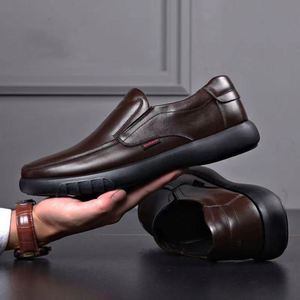 Chaussures décontractées pour hommes en cuir PU de haute qualité - Product Image 4