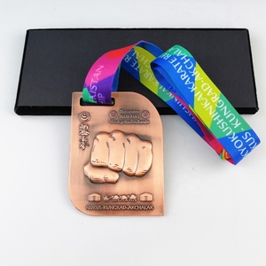 ผู้ผลิตเหรียญรางวัล ขายส่ง เหรียญรางวัลโลหะ 3 มิติ แบบซับลิเมชั่น เหรียญทอง รางวัลและเหรียญรางวัลแบบกำหนดเอง สำหรับกีฬาคิกบ็อกซิ่ง คาราเต้ เหรียญรางวัลระดับนานาชาติ - Product Image 6