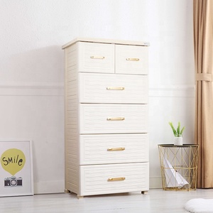 Giá rẻ nhất 4 5 tiết kiệm không gian di động tủ quần áo nhựa cho bé - Product Image 1