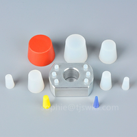 Bouchon conique en caoutchouc de silicone solide et plus doux personnalisé à haute température
