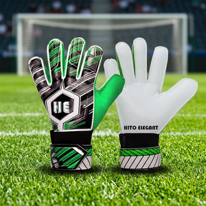 Gants de gardien de but de football professionnels en cuir respirants haute performance antidérapants à doigts entiers unisexes - Product Image 2
