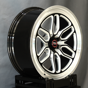 Rines Bibo 22x9.5 Forjados para Camioneta, 6 Estilos, Negro Fresado Cóncavo, 6x135 6x139.7 para F150 Silverado, 6 Birlos, Forjados para Camioneta Drag - Product Image 2