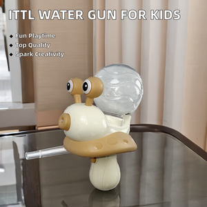 Trendy zomer speelgoed voor kinderen: nieuw druk-type schattig slakken plastic waterpistool voor strandpret - Product Image 5