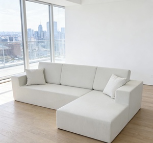 Sofá Seccional Modular de Terciopelo Moderno de Lujo al por Mayor, Sofá Cama Grande Multifuncional Comprimido Convertible para Sala de Estar - Product Image 5