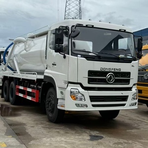 รถดูดสิ่งปฏิกูลแบบแมนนวลคุณภาพสูง Dongfeng 6x4 สำหรับทำความสะอาดถังบำบัดน้ำเสียและท่อระบายน้ำ ขาย - Product Image 1
