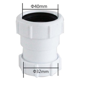 45.2 mm to 41.5 mm Kitchen Sink Reducer Pipe <b>Fitting</b> for Pipe Extension Connector PVC Pipe Adapter Trap Waste Extension - Product Image 2