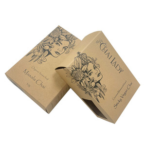 Caja de Cartón Kraft Marrón Personalizada con Impresión de Logotipo en la Tapa y la Base, Embalaje Ecológico Reciclable, Caja para Café - Product Image 5