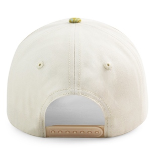 Gorra de Béisbol de 5 Paneles en Dos Tonos con Estampado de Ondas Abstractas en el Borde para Uso Diario y Streetwear, Venta al Por Mayor de Fábrica HBA54 - Product Image 4