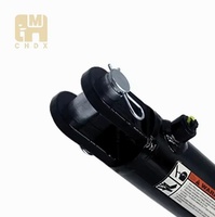 Cylindre hydraulique agricole à double action robuste avec fixation à étrier pour tracteur