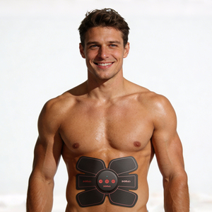 Massaggiatore per <span class=keywords><strong>Addominali</strong></span> Ricaricabile, Attivatore Muscolare per Rilassamento e Tonificazione, Unisex - Product Image 1