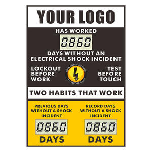 CHEETIE CP01 giorni senza incidenti la sicurezza inizia con Me Mini Digi Day tabelloni elettronici - Product Image 2