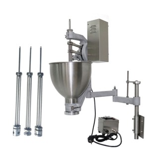 3 moldes fácil rápido portátil buena calidad Indio Mini <span class=keywords><strong>canela</strong></span> nuevo Donut Maker cocina Manual máquina - Product Image 5