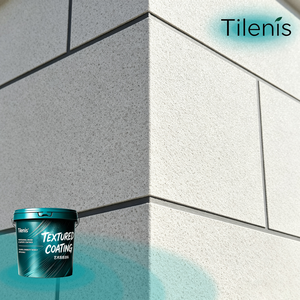 Peinture murale extérieure effet pierre, <span class=keywords><strong>prix</strong></span> usine <span class=keywords><strong>de</strong></span> gros, revêtement durable anti-fissures effet granit pour villa - Product Image 1
