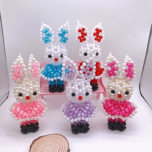 Porte-clés Lapin Géant Personnalisé Fait Main pour Décoration Maison, Breloque de Sac, Cadeau d'Anniversaire Fille, Souvenir de Remise de Diplôme - Product Image 1