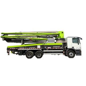 Çimento pompalama için kullanılan 2021 ikinci el <span class=keywords><strong>Zoomlion</strong></span> 47m dizel kamyon üstü Mega beton pompaları - Product Image 1