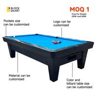 Table de billard professionnelle de qualité tournoi 8ft 9ft avec retour de balles, en ardoise et bois massif, pour la maison et le bar