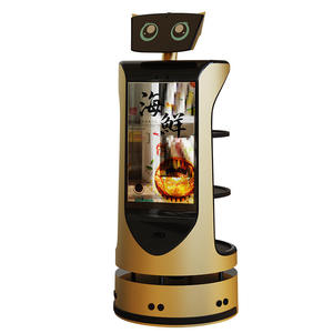 <span class=keywords><strong>Robot</strong></span> <span class=keywords><strong>Camarero</strong></span> Inteligente con Navegación Automática y Evitación de Obstáculos para Restaurantes y Hoteles, Servicio de Comida en Múltiples Escenarios - Product Image 2