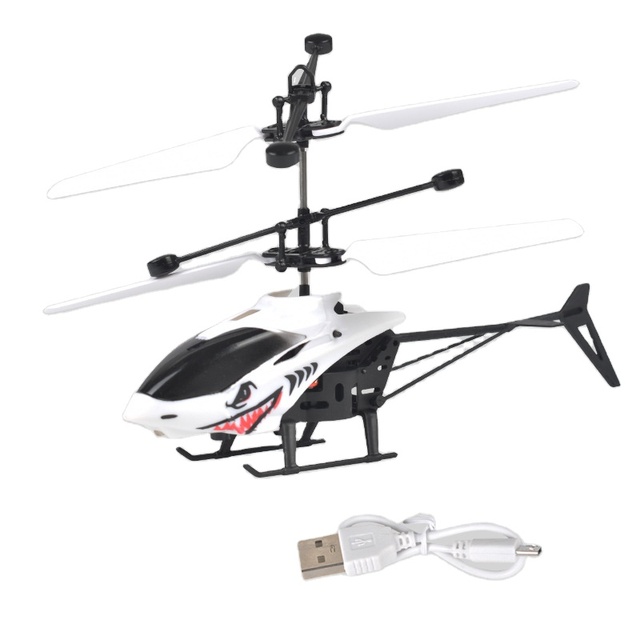 LONGXI Rc Helicopter Remote Control Mini Toy Shark Helicopter with Led Gesture Sensor Flying Machine Infrared Helicopter Toys