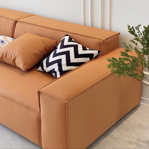 Elegant Two Seat Couch 220x85cm <b>Wooden</b> <b>Frame</b> Foam Fabric <b>Sofa</b> Minimalist Vietnam Design - Product Image 2