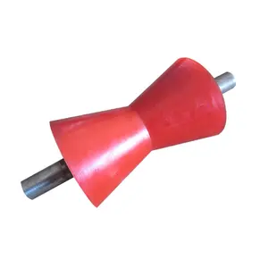 OEM kunststoff injection konische oder verjüngt rolller förderer nylon rollors mit welle - Product Image 1