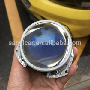 Sanvi Blue Film Coating 3 Inch Hella5 Xenon Lens for HID Bulb Bi Xenon <b>Projector</b> Lens Headlight Replacement Conversion Kit - Product Image 3