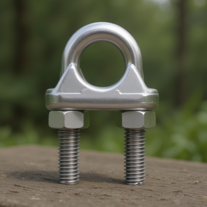 Stainless Steel <b>U</b>-<b>Bolt</b> Clamp AISI 316 DIN 741 Lifting And Anchoring Accessories - Product Image 3