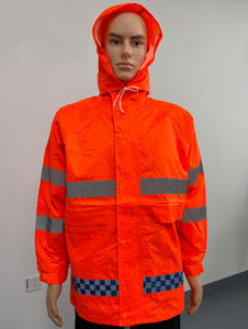 Impermeable de Alta Visibilidad Personalizado, 150D PVC, Ropa de Lluvia para Senderismo con Banda Reflectante, Diseño <span class=keywords><strong>Plegable</strong></span> para Deportes al Aire Libre - Product Image 3