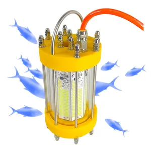Lampu pancing ac bawah air 1500W LED 110v warna campuran lampu pancing cumi-cumi lampu pertanian Salmon lampu memancing tahan air