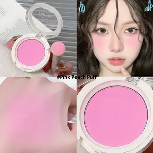 高品质面霜腮红粉自有品牌高颜料哑光腮红调色板化妆品持久腮红批发化妆品 - Product Image 6