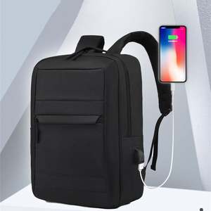 Custom Logo 15.6 Inch Teenager Laptop <b>Backpack</b> Business Travel Waterproof Designer <b>Backpack</b> with USB Mainly Made of Oxford - Product Image 2