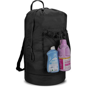 Mesh Pocket with Shoulder Straps and <b>Laundry</b> <b>Bag</b> - Product Image 1