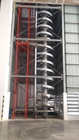 Convoyeurs à spirale/convoyeur à spirale en plastique pour boîtes/convoyeur à spirale pour produits