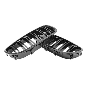 2010-2017 per <span class=keywords><strong>BMW</strong></span> 5 serie F10 griglia <span class=keywords><strong>nera</strong></span> lucida doppio sale ABS materiale - Product Image 4