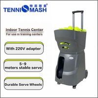 Machine de tennis de padel portable TenniSmash Équipement de tir ABS pour l'entraînement en intérieur avec intégration d'applications