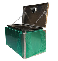 24 "x 18" x 18 "En Aluminium Boîtes À Outils Soubassement Amérique Du Nord Marché Véhicule Caravane Remorques Camions Outils De Stockage cabine Robuste