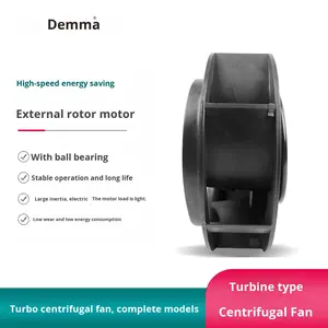 Ventilador Centrífugo Industrial Dema AC Turbo Vortex Wheel, 380v, Motor Silencioso de Alta Velocidad, Refrigeración de Gabinetes, Montaje Vertical, 220v - Product Image 2
