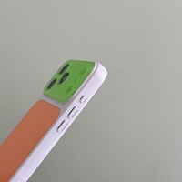 Coque de téléphone antichoc et antidérapante en verre brillant, fine et résistante, avec grande fenêtre, en TPU et PC, couleur bonbon, avec bracelet pour iPhone 17 17 Pro Max