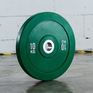 Dw Thể Thao Tạ Tạ Trọng Lượng Tấm Chất Lượng Cao Đầy Màu Sắc Cao Su Unisex Cạnh Tranh Bumper Tấm Tùy Chỉnh - Product Image 4