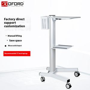عربة 17 بوصة حديثة للمكاتب الطبية عالمية قابلة للتعديل سبائك الألومنيوم قطعة واحدة دروبشيبينغ - Product Image 5