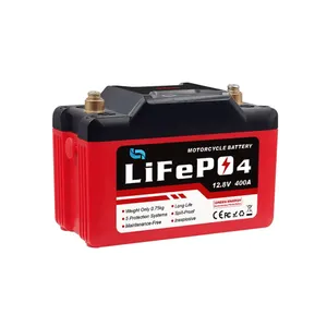 Batteria per moto al litio Lifepo4 12V 4Ah batteria di avviamento per moto ricaricabile senza manutenzione batteria per moto 12.8V